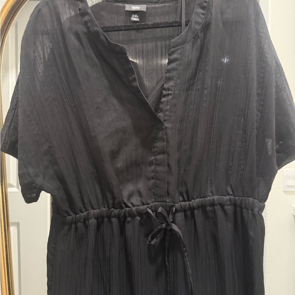 Mossimo Supply Co. Black Midi Dress